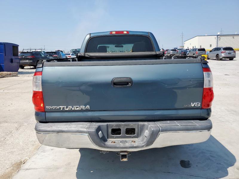 5TBET34136S532505 - 2006 TOYOTA TUNDRA DOUBLE CAB SR5 BLUE photo 6