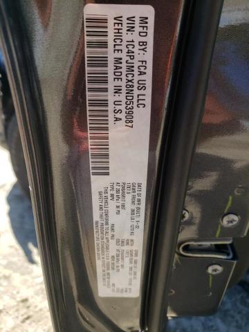 1C4PJMCX8ND539087 - 2022 JEEP CHEROKEE LATITUDE გრაფიტი ფოტო 13