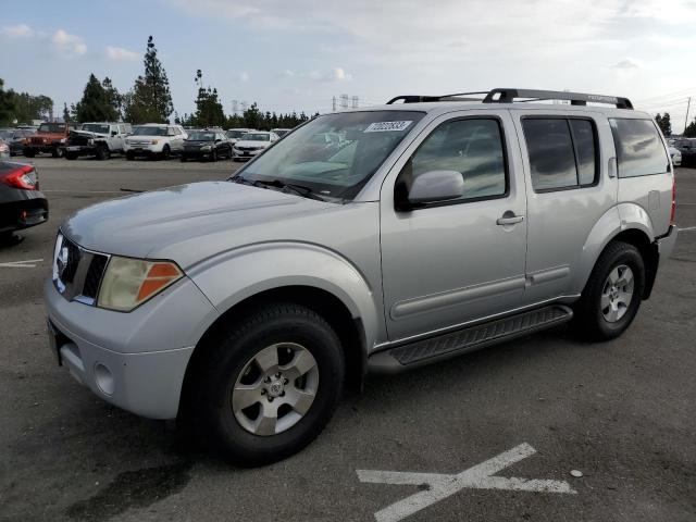 5N1AR18U66C631054 - 2006 NISSAN PATHFINDER LE SILVER photo 1