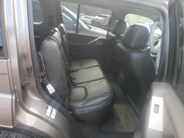 5N1AR18W76C681558 - 2006 NISSAN PATHFINDER LE SILVER photo 11