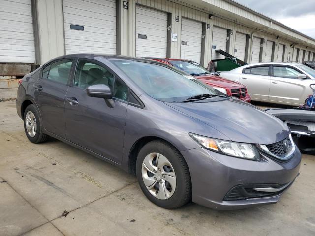 19XFB2F51FE115872 - 2015 HONDA CIVIC LX GRAY photo 4