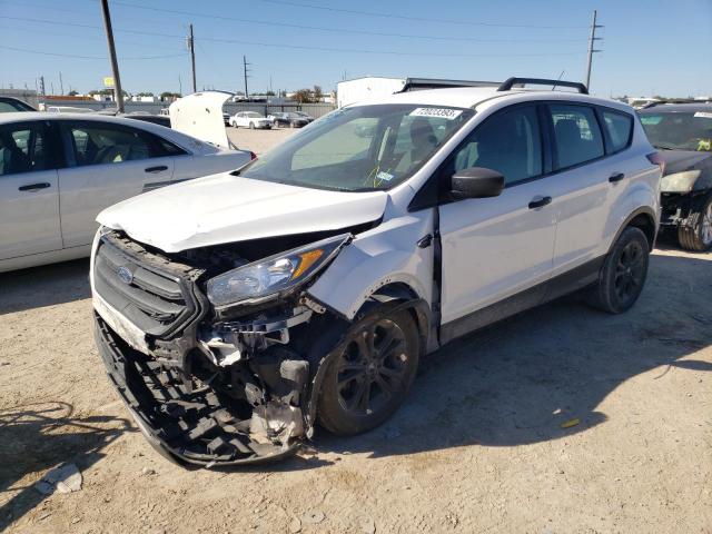 1FMCU0F70KUC37987 - 2019 FORD ESCAPE S WHITE photo 1