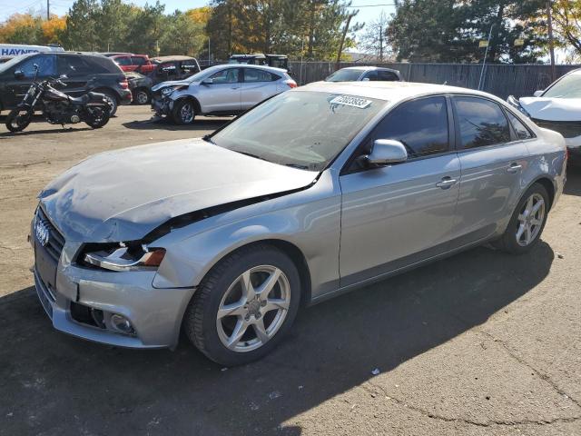 WAULF78K09N031823 - 2009 AUDI A4 2.0T QUATTRO GRAY photo 1