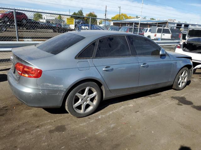 WAULF78K09N031823 - 2009 AUDI A4 2.0T QUATTRO GRAY photo 3