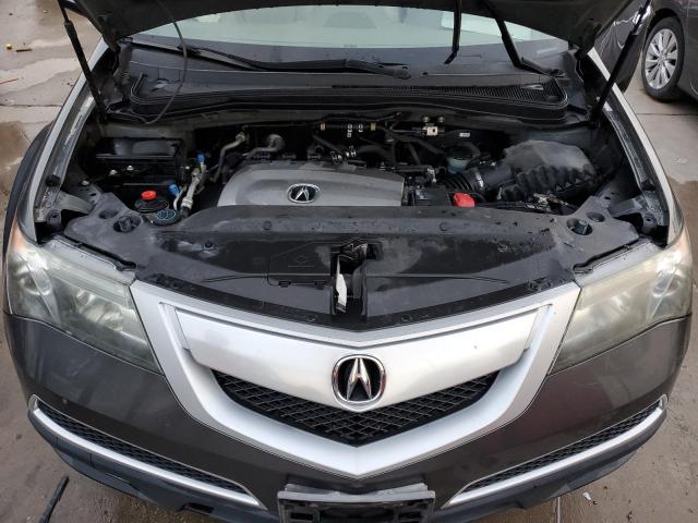 2HNYD2H39CH543181 - 2012 ACURA MDX TECHNOLOGY GRAY photo 11