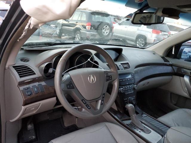 2HNYD2H39CH543181 - 2012 ACURA MDX TECHNOLOGY GRAY photo 8