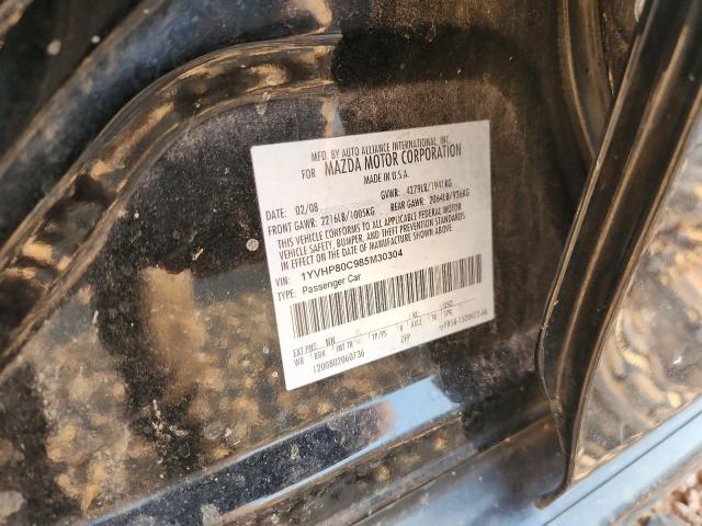 1YVHP80C985M30304 - 2008 MAZDA 6 I 黑色 照片 13