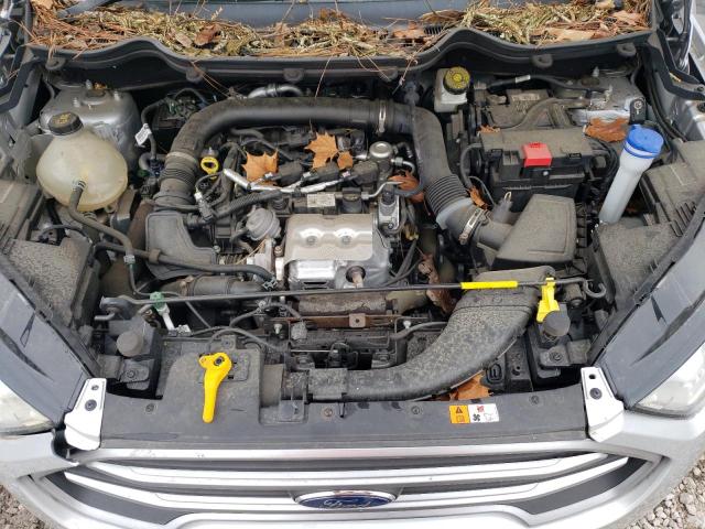 MAJ3S2GE5KC266206 - 2019 FORD ECOSPORT SE SILVER photo 12