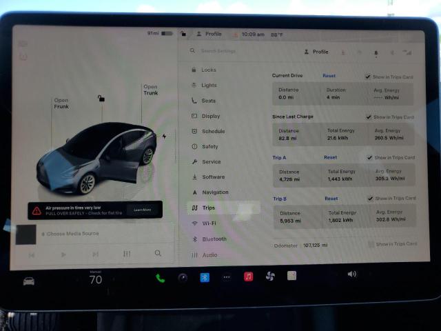 5YJ3E1EA7PF438029 - 2023 TESLA MODEL 3 Серый фото 9