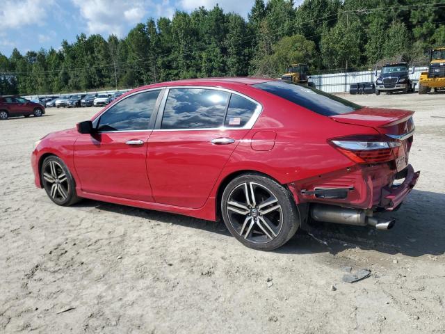 1HGCR2F58GA135332 - 2016 HONDA ACCORD SPORT წითელი ფოტო 2