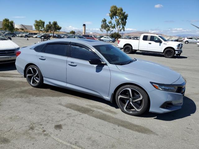 1HGCV2F36NA014984 - 2022 HONDA ACCORD SPORT GRAY photo 4