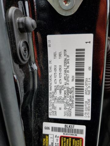 5TFRM5F14KX135128 - 2019 TOYOTA TUNDRA DOUBLE CAB SR/SR5 BLACK photo 12