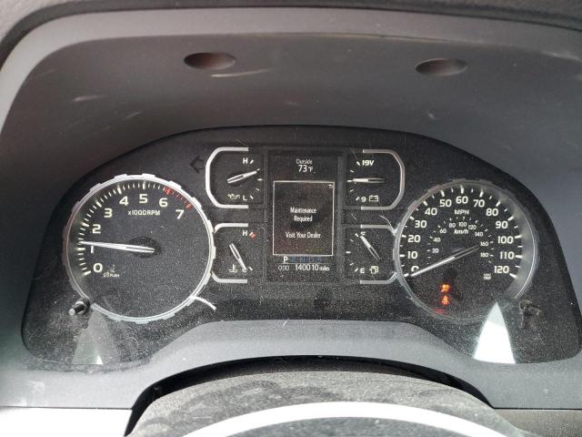 5TFRM5F14KX135128 - 2019 TOYOTA TUNDRA DOUBLE CAB SR/SR5 BLACK photo 9