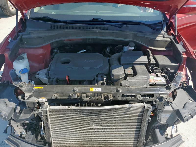 5XYZU3LB6HG495899 - 2017 HYUNDAI SANTA FE S MAROON photo 12