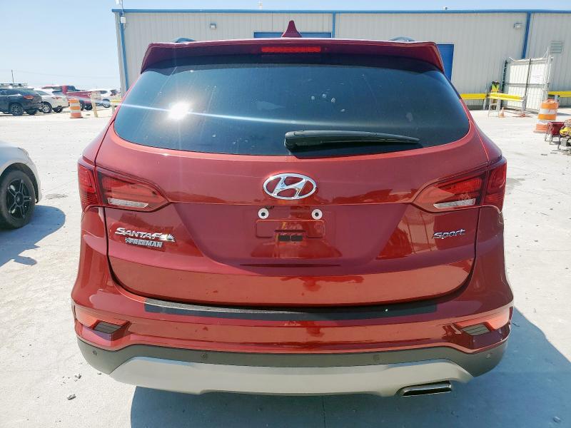 5XYZU3LB6HG495899 - 2017 HYUNDAI SANTA FE S MAROON photo 6