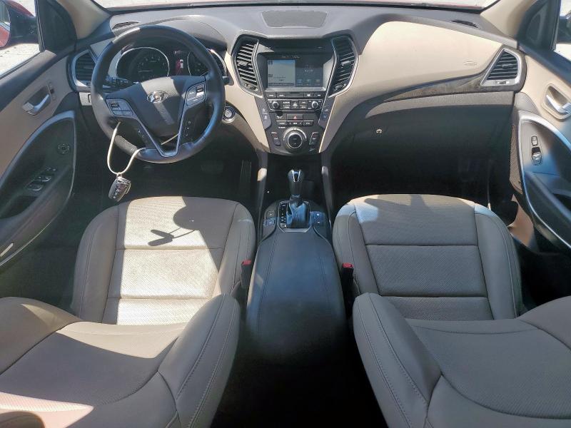 5XYZU3LB6HG495899 - 2017 HYUNDAI SANTA FE S MAROON photo 8