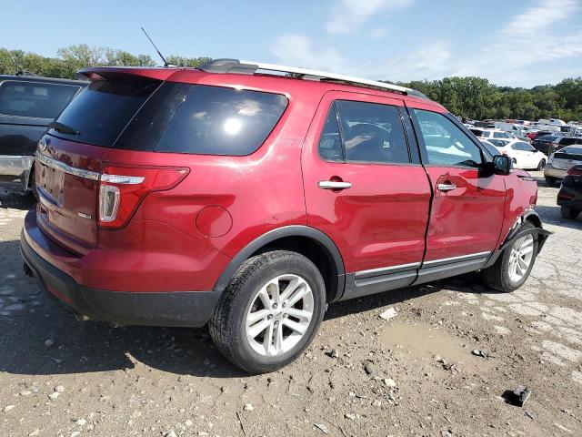 1FM5K8D85EGB42823 - 2014 FORD EXPLORER XLT RED photo 3
