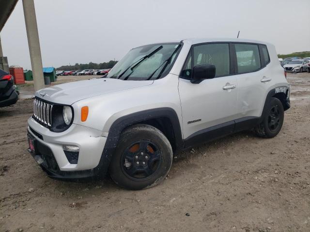 ZACNJAAB5LPL03344 - 2020 JEEP RENEGADE S SILVER photo 1