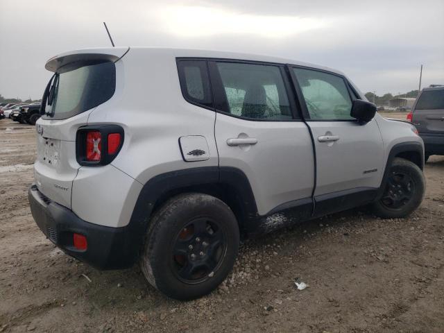 ZACNJAAB5LPL03344 - 2020 JEEP RENEGADE S SILVER photo 3