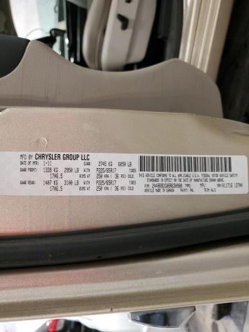 2A4RR8DG0BR630980 - 2011 CHRYSLER TOWN & COU TOURING L GOLD photo 13