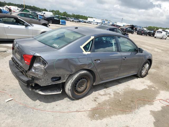 1VWAS7A35EC024006 - 2014 VOLKSWAGEN PASSAT S Մոխրագույն լուսանկար 3