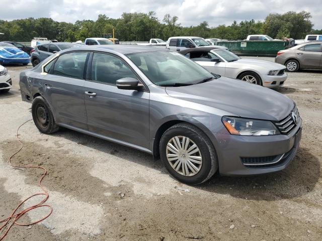1VWAS7A35EC024006 - 2014 VOLKSWAGEN PASSAT S Մոխրագույն լուսանկար 4