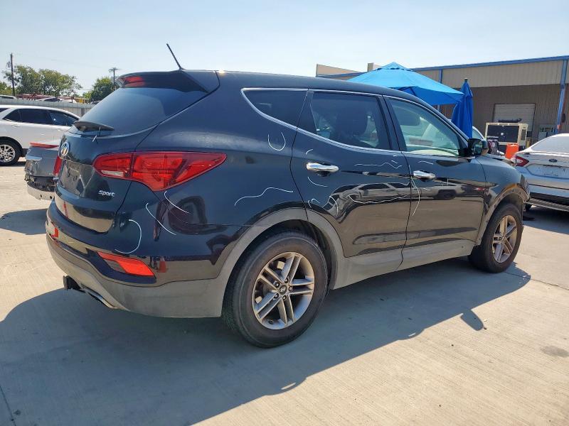 5NMZT3LB4JH107440 - 2018 HYUNDAI SANTA FE SPORT შავი ფოტო 3