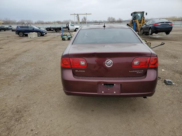 1G4HD57247U163793 - 2007 BUICK LUCERNE CXL BURGUNDY photo 6