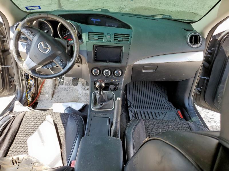 JM1BL1LP8D1745884 - 2013 MAZDA 3 I GRAY photo 8