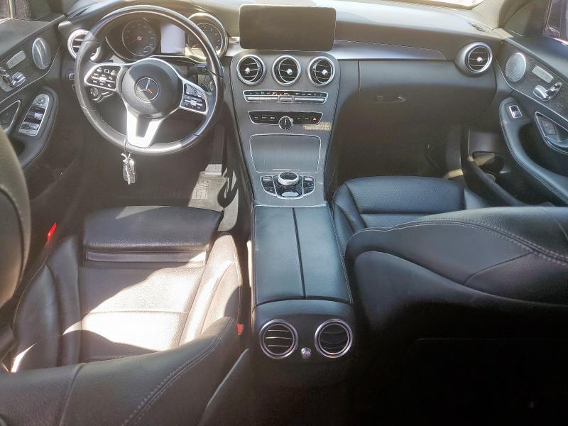 55SWF8DB6KU312264 - 2019 MERCEDES-BENZ C 300 BLACK photo 8