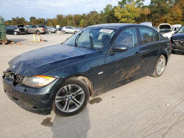 WBAVC93558K042976 - 2008 BMW 328 XI GREEN photo 1