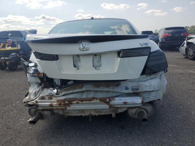 1HGCP3F86BA030447 - 2011 HONDA ACCORD EXL WHITE photo 6