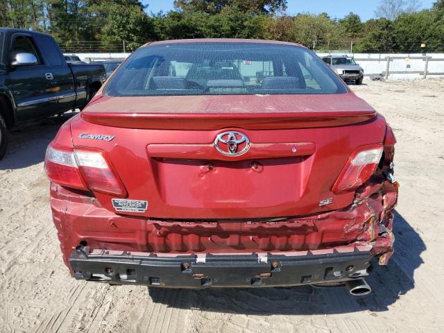 4T1BE46K28U205989 - 2008 TOYOTA CAMRY CE RED photo 6