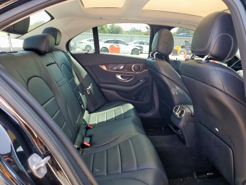 55SWF4KB4HU191867 - 2017 MERCEDES-BENZ C 300 4MATIC BLACK photo 10