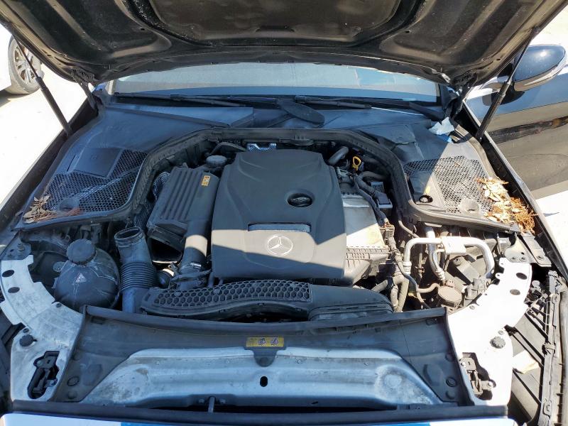 55SWF4KB4HU191867 - 2017 MERCEDES-BENZ C 300 4MATIC BLACK photo 11