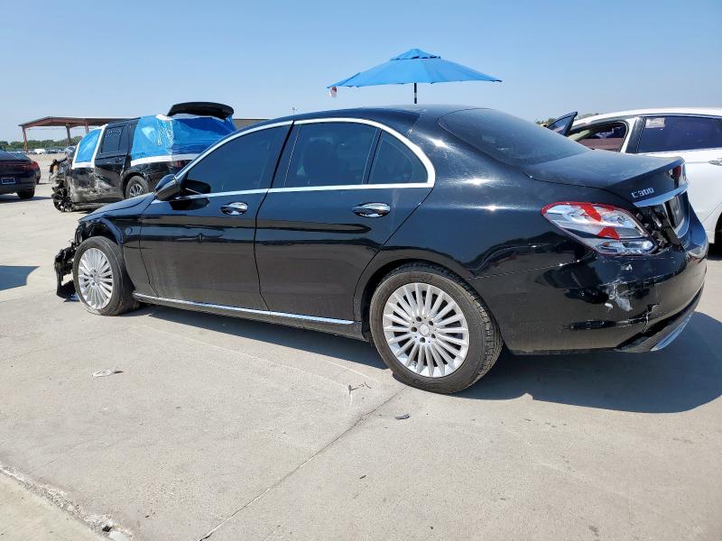 55SWF4KB4HU191867 - 2017 MERCEDES-BENZ C 300 4MATIC BLACK photo 2