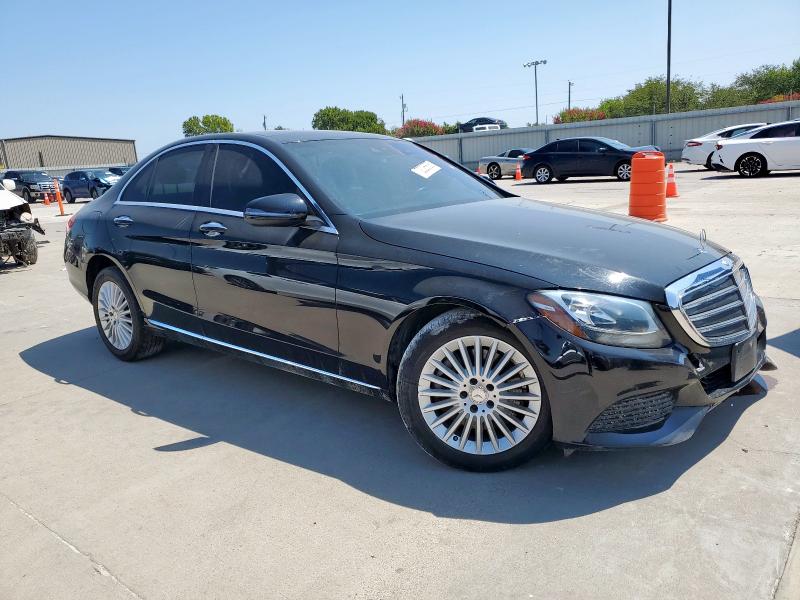 55SWF4KB4HU191867 - 2017 MERCEDES-BENZ C 300 4MATIC BLACK photo 4