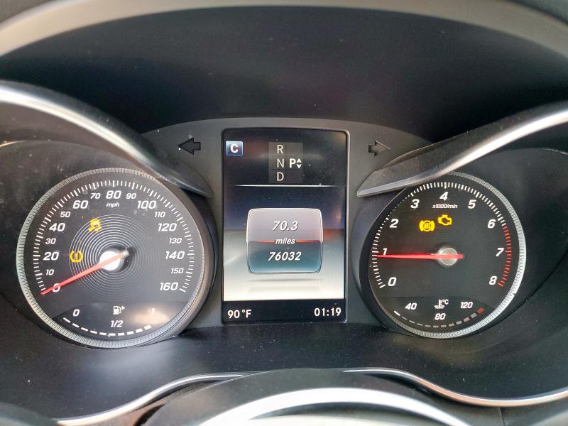 55SWF4KB4HU191867 - 2017 MERCEDES-BENZ C 300 4MATIC BLACK photo 9