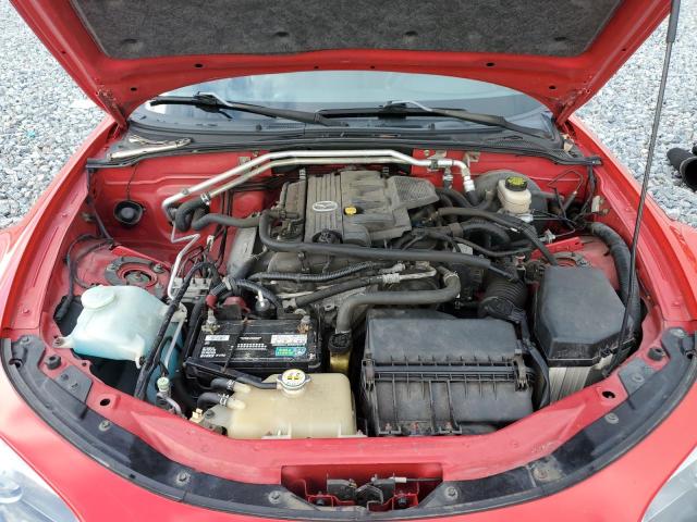 JM1NC25F760113099 - 2006 MAZDA MX-5 MIATA RED photo 11