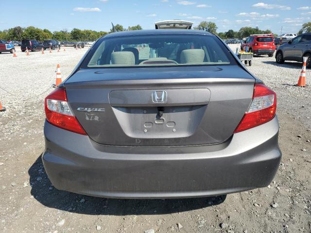 19XFB2F57CE386107 - 2012 HONDA CIVIC LX GRAY photo 6