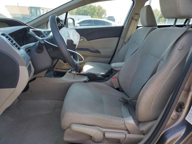 19XFB2F57CE386107 - 2012 HONDA CIVIC LX GRAY photo 7