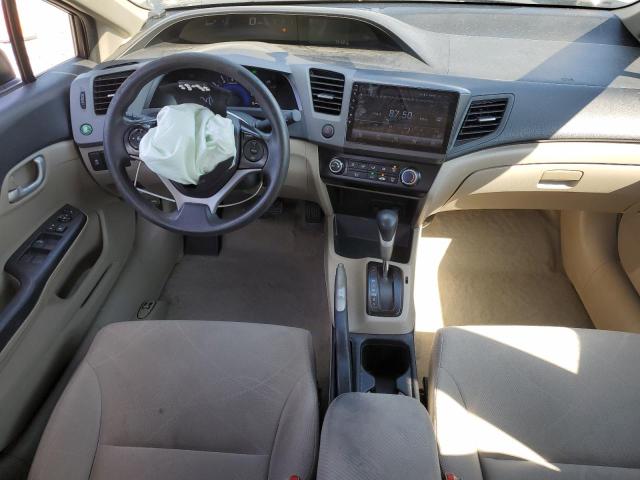 19XFB2F57CE386107 - 2012 HONDA CIVIC LX GRAY photo 8