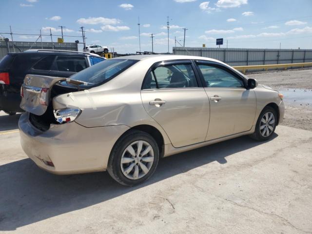 2T1BU4EE8CC852356 - 2012 TOYOTA COROLLA BASE Ոսկեգույն լուսանկար 3