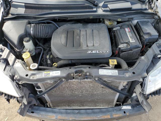 2C4RC1CG5DR785334 - 2013 CHRYSLER TOWN & COU TOURING L SILVER photo 12