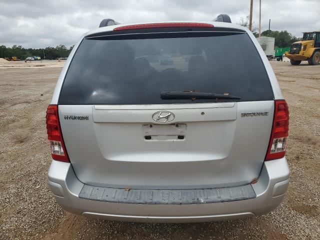 KNDMC233076043075 - 2007 HYUNDAI ENTOURAGE GLS SILVER photo 6