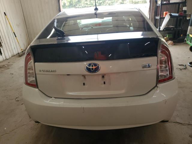 JTDKN3DUXE1818314 - 2014 TOYOTA PRIUS თეთრი ფოტო 6