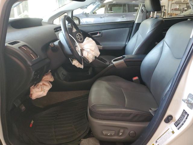 JTDKN3DUXE1818314 - 2014 TOYOTA PRIUS თეთრი ფოტო 7