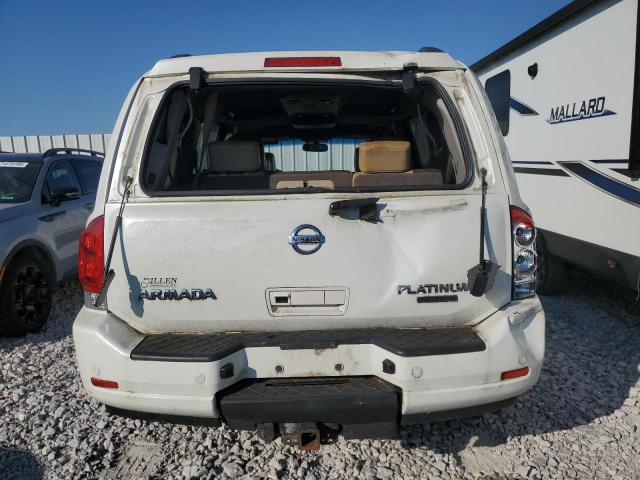 5N1BA0NE5EN600304 - 2014 NISSAN ARMADA PLATINUM WHITE photo 6