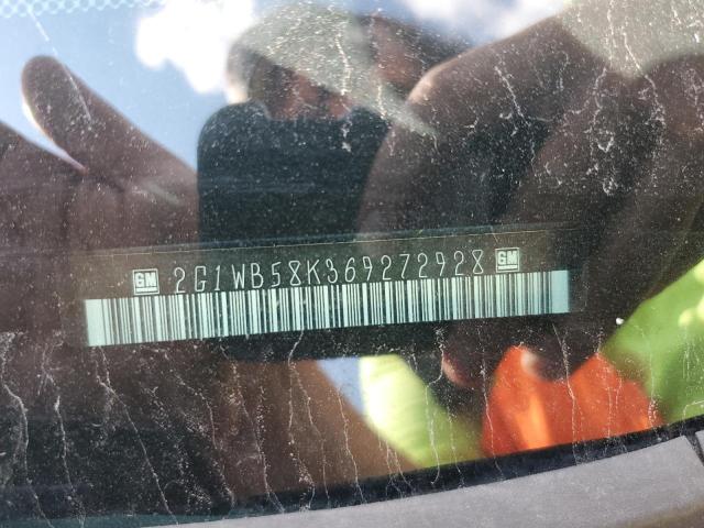 2G1WB58K369272928 - 2006 CHEVROLET IMPALA LS BLUE photo 12