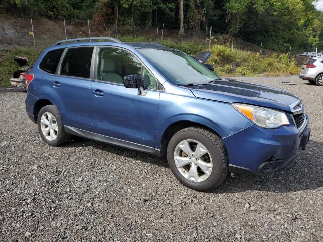 JF2SJAEC0EH453429 - 2014 SUBARU FORESTER 2.5I PREMIUM 蓝色 照片 4